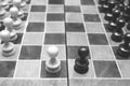 Black and white chess Royalty Free Stock Photo