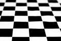 Black and white chessboard