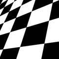 Black and white chessboard Royalty Free Stock Photo