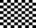 Black and white chessboard background