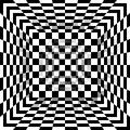 Black and white chessboard pattern box. Vector abstract background. Royalty Free Stock Photo