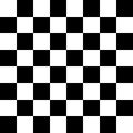 Black and white chessboard pattern with checkers, checkerboard texture for chess game