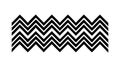 Black and White Chevron Pattern Vector, vector design Generative AI Royalty Free Stock Photo