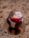 Black and White Chocolate Cup Royalty Free Stock Photo