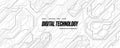 Black white circuit board technology background.