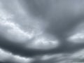 Black and white clouds, beautiful sky background Royalty Free Stock Photo