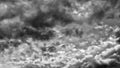 Black and white clouds and sky Royalty Free Stock Photo