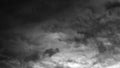 Black and white clouds and sky Royalty Free Stock Photo
