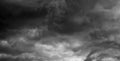 Black and white clouds and sky Royalty Free Stock Photo