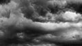 Black and white clouds and sky Royalty Free Stock Photo