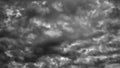 Black and white clouds and sky Royalty Free Stock Photo