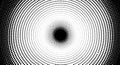 Black and White Concentric Halftone Dots Royalty Free Stock Photo