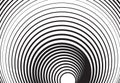 Black and white concentric line circle background or ripple effect