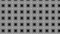 Black and White Concentric Squares Pattern