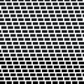 black and white continues pattern simple block like bricks Wall