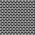 black and white continues pattern simple block like bricks Wall