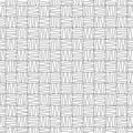 Black and White Contour Seamless Pattern of Uncolored Striped Squares for Page of Coloring Book