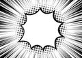 Black-white contrast Background of rays arranged in a circle