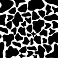 Black and white cow background