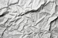 Black and white crumpled paper with deep wrinkles and folds, A crumpled paper texture with deep wrinkles and uneven bumps