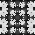 Black and white curtain lace square seamless texture background