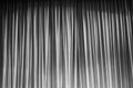 Black and white curtains and light Royalty Free Stock Photo