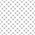 Black and white curved seamless pattern