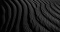 Black and white dark texture of desert sand dunes Royalty Free Stock Photo