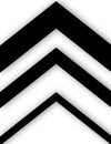 black white design, set of abstract pattern with dynamic lines in the form of an arrow Royalty Free Stock Photo