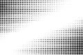 Black and White Diagonal Halftone Background Royalty Free Stock Photo