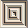 Black and white diagonal square maze pattern.