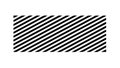 Black And White Diagonal Stripe Pattern, vector design Generative AI Royalty Free Stock Photo