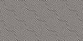 Black and white diagonal wavy lines seamless pattern. Groovy vector texture Royalty Free Stock Photo