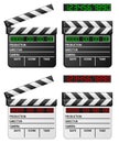 Black & White Digital Movie Clapper