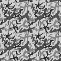 Black and white dirty camouflage modern fashion design