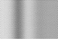 Black on white distressed halftone vector texture. Digital optic illusion. Vertical dotwork gradient for vintage effect Royalty Free Stock Photo