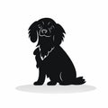 Black Silhouette Dog Sitting: Personal Iconography In Emotional Expression