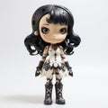 Avery Vinyl Toy: Cute Doll In Minjae Lee Style With White Background