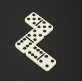 Black and White Dominos Royalty Free Stock Photo