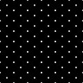 Black and white dot seamless pattern. Point texture. Polka dots background. Simple small geometric pattern. Classic polkadots. Abs