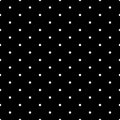 Black and white dot seamless pattern. Point texture. Polka dots background. Simple small geometric pattern. Classic polkadots. Abs Royalty Free Stock Photo