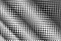 Black and white dotted halftone. Half tone background. Dark striped dotted gradient. Royalty Free Stock Photo