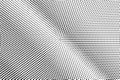 Black white dotted halftone. Half tone background. Frequent diagonal dotted gradient. Royalty Free Stock Photo