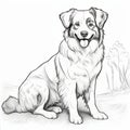 Australian Shepherd Coloring Pages: Realistic And Cartoonish Designs