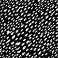 Black and white dubs seamless pattern.