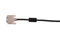 Black and white DVI cable