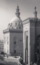 External shot of Al Rifai and Sultan Hasan historical mosques, Old Cairo, Egypt Royalty Free Stock Photo