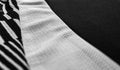 Black and white fabric textures