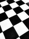 Black and white floor tile Royalty Free Stock Photo
