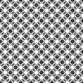 Black and white flora pattern